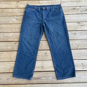 Carhartt Men's Dark Wash Jeans Size 44 x 32